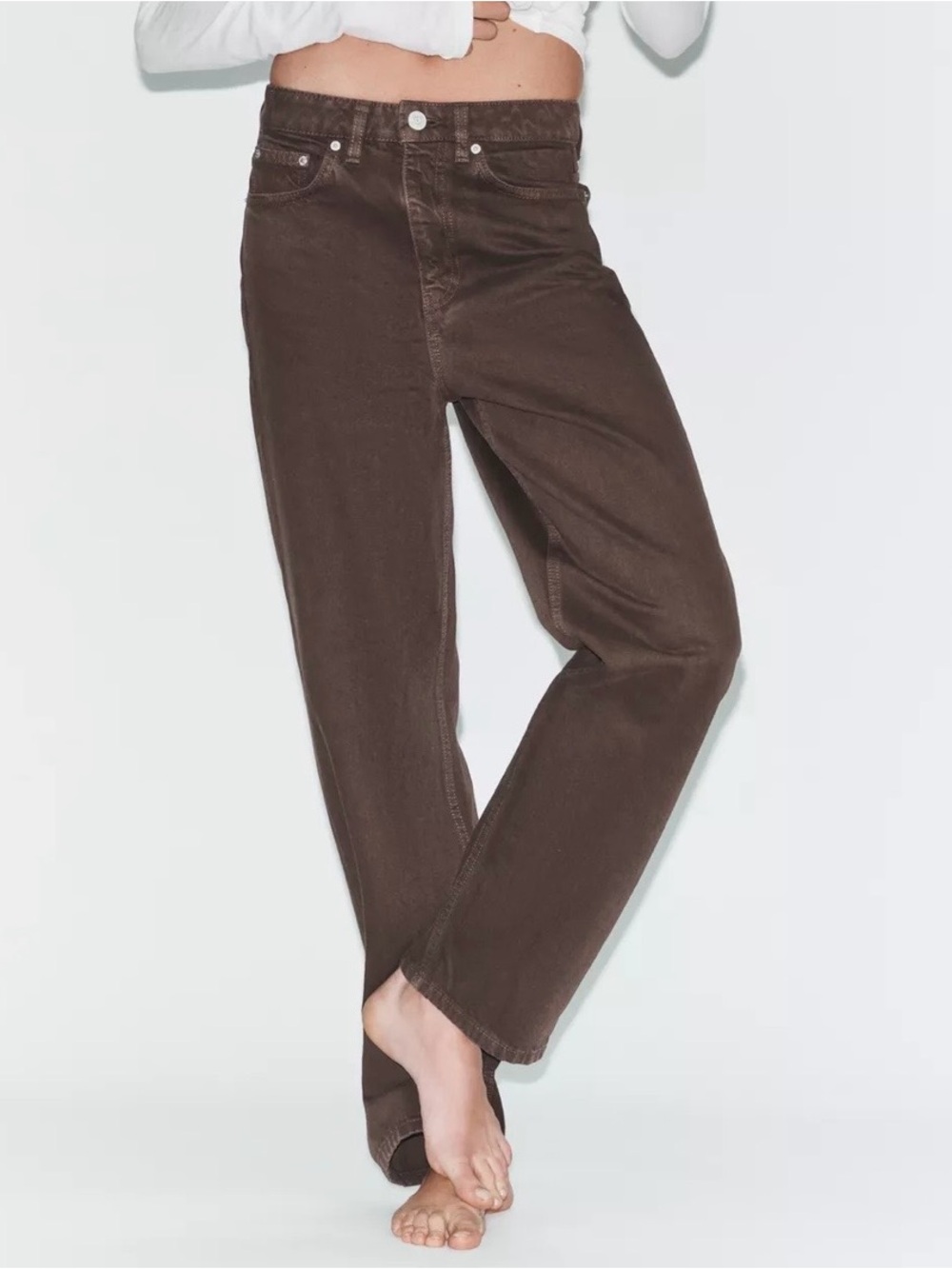 Zara Mom Fit High-Waist Jeans